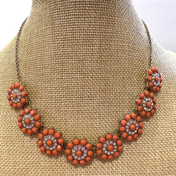 Premier Designs Statement Necklace jeweled w/ removable pendant ( pin/ brooch) - Picture 4 of 15